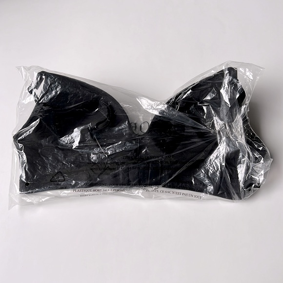 VS Black T-Shirt Cotton Wireless Bra, Cross Cross or Regular Strap Option, NWT - Picture 6 of 6